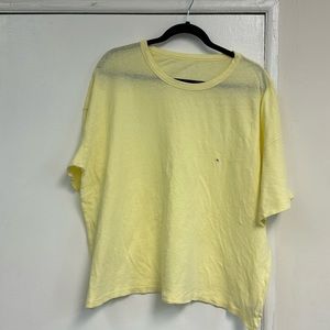 American Eagle plus size top yellow in color size xl extra large new with tags